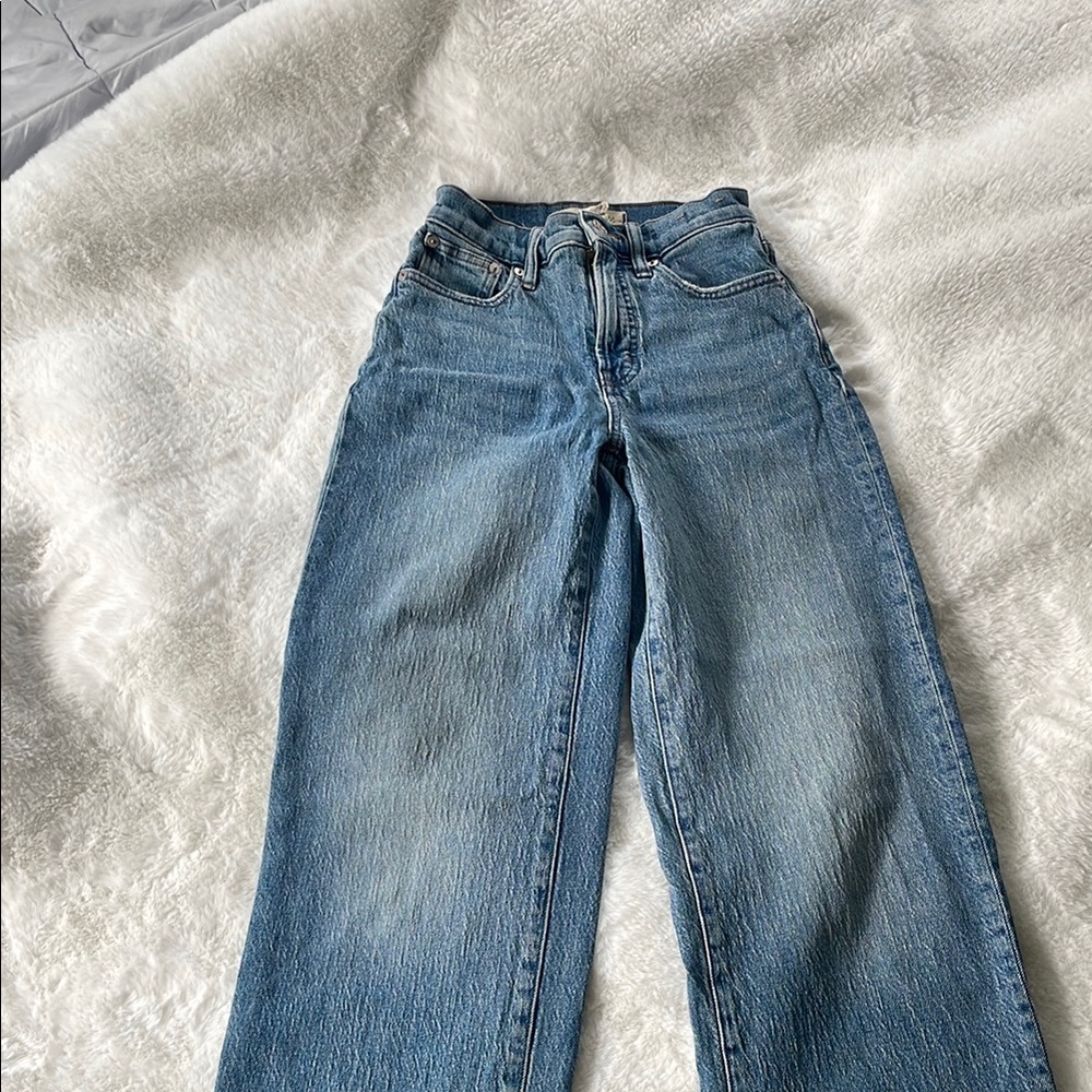 Madewell Light Blue Flare & Wide Leg Jeans - Picture 4 of 11